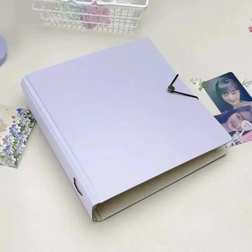 4 Pockets Loose Leaf 2-Ring Binder for Kpop Photocard Collection NZ Sailor Creations