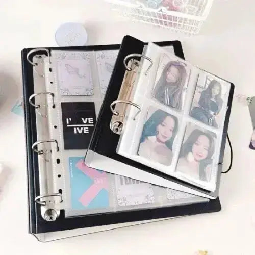 4 Pockets Loose Leaf 2-Ring Binder for Kpop Photocard Collection NZ Sailor Creations