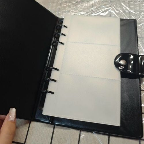 A6 PVC Loose Leaf Binder/Cover with Button, for Journals and Planners from Sailor Creations