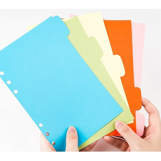 A5/A6 Cardboard Planner Dividers Index Cards  from Sailor Creations