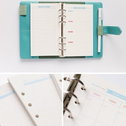 A5/A6 Monthly Planner Inserts for study planners and event planners from Sailor Creations