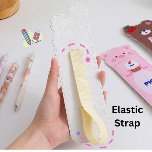 Elastic Pen Holder Strap for Notebooks, Journals, and Binders Sailor Creations