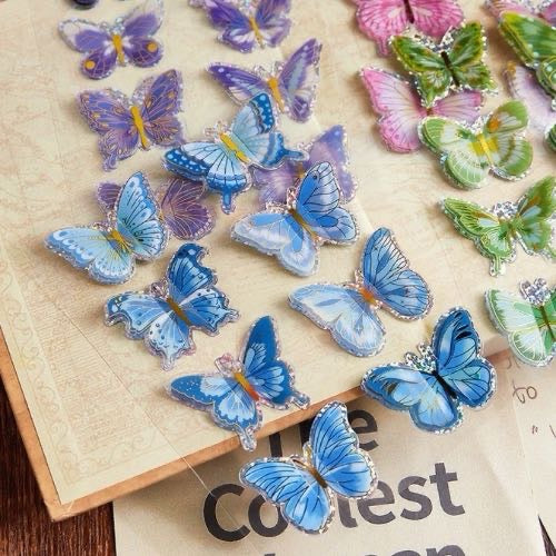 3D Butterfly Stickers for Journals & Planners from Sailor Creations