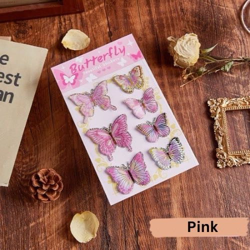 3D Butterfly Stickers for Journals & Planners from Sailor Creations