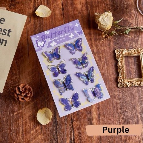 3D Butterfly Stickers for Journals & Planners from Sailor Creations