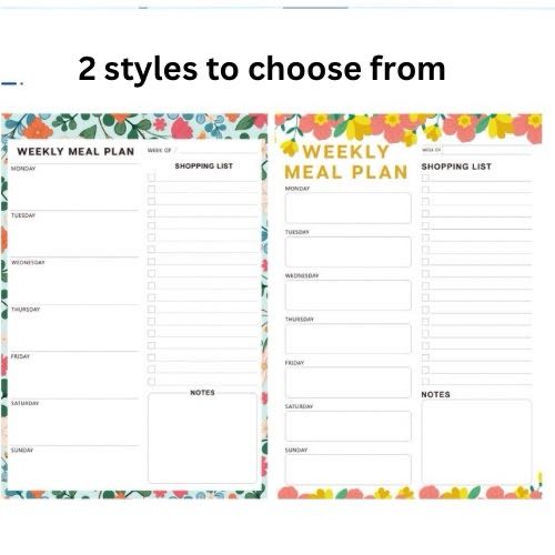 fitness meal planner, calorie counter for weight loss, dieting planner healthy, meal plans Sailor Creations