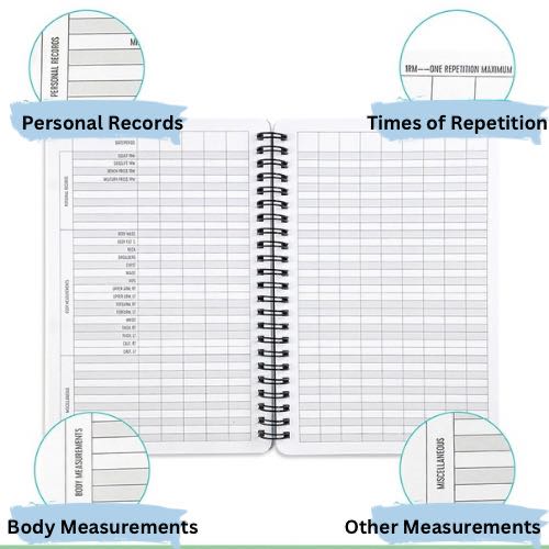 Workout Planner & Log - Fitness Journal for Tracking Workouts, Personal Trainer Journal, Gym Progress Tracker- Sailor Creations