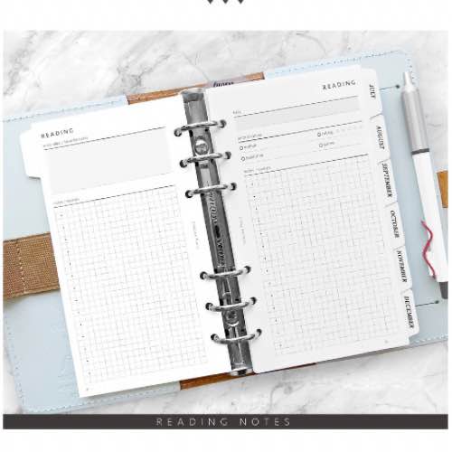 Reading Notes Planner Book with Reading Log and Book Tracker Journal Sailor Creations